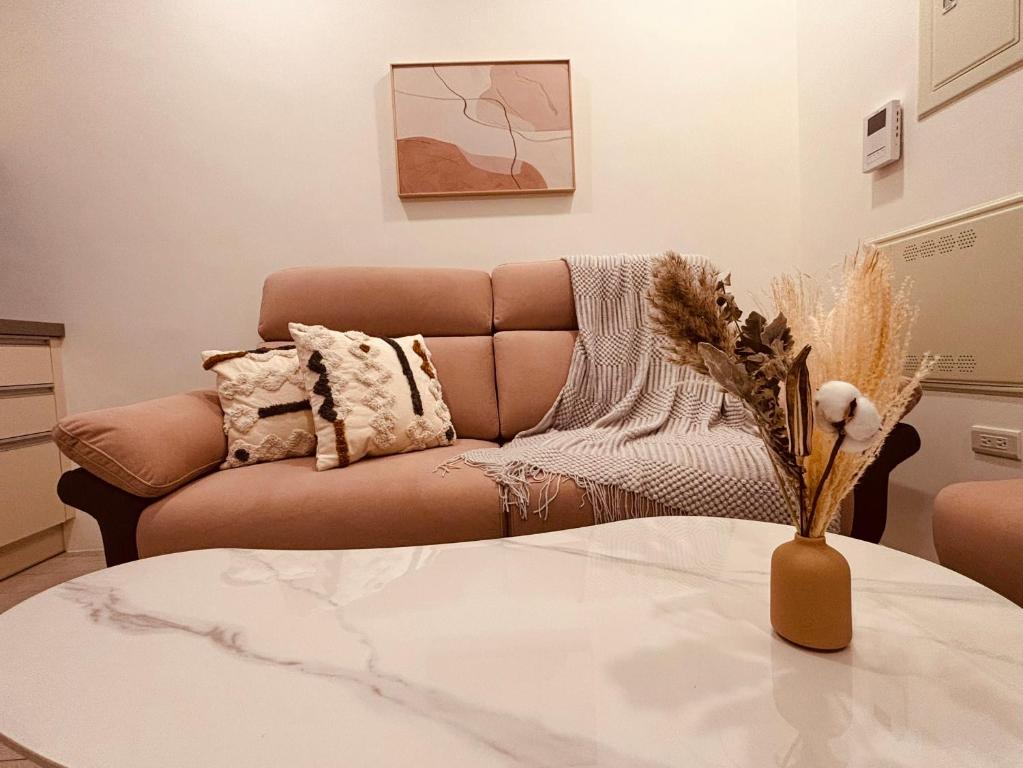 Posezení v ubytování 礁溪 Hao Hao