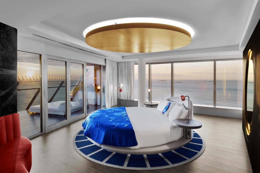 Posteľ alebo postele v izbe v ubytovaní W Barcelona