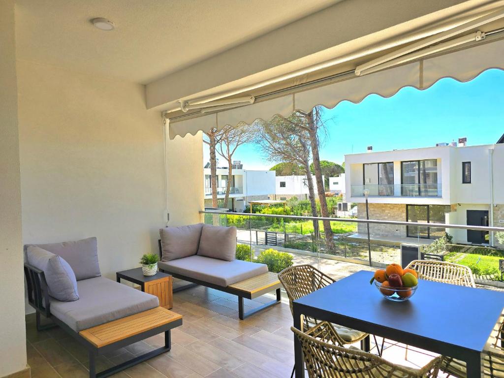 Μπαλκόνι ή βεράντα στο Sandy Beach Apartment - 291