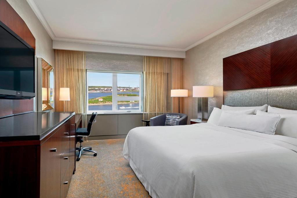 The Westin Nova Scotian - 高级，客房，1张特大床，海港景观