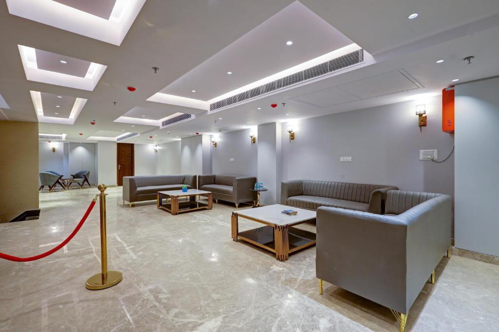 Posezení v ubytování The Viking - Luxury living steps away from New Delhi & Connaught Place