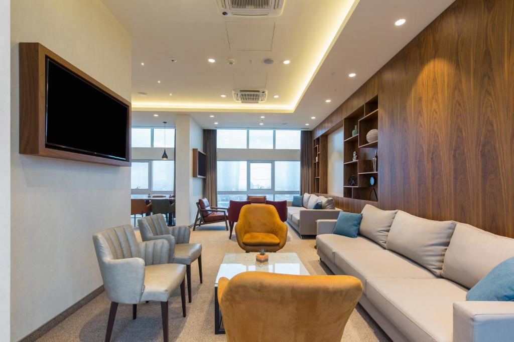 Posezení v ubytování Sheraton Novi Sad