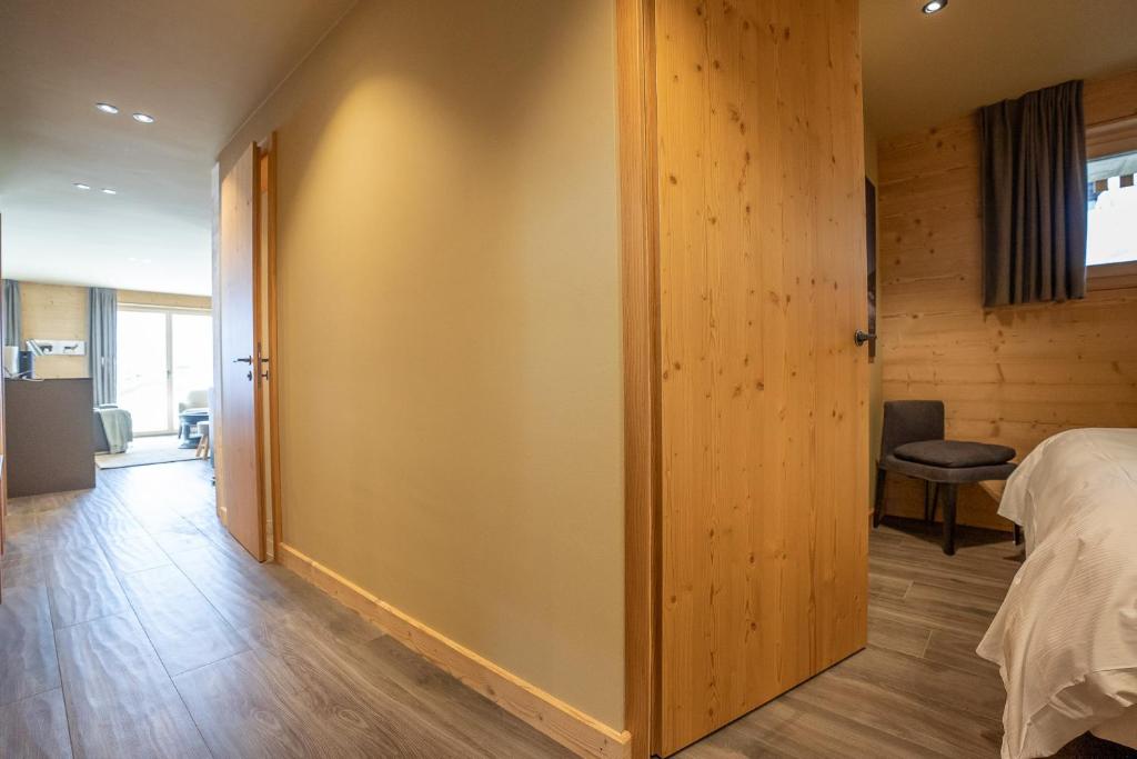 Postel nebo postele na pokoji v ubytování Chalet Onno Myriam