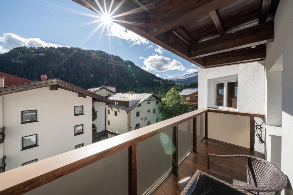 Widok na góry z tego hotelu