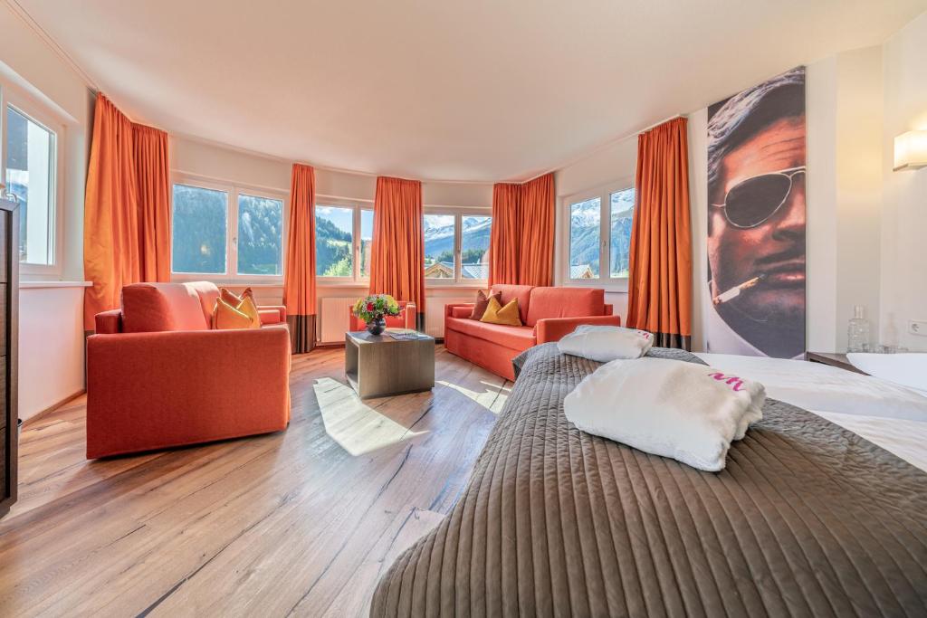 Część wypoczynkowa w obiekcie Alpin Art & Spa Hotel Naudererhof Superior