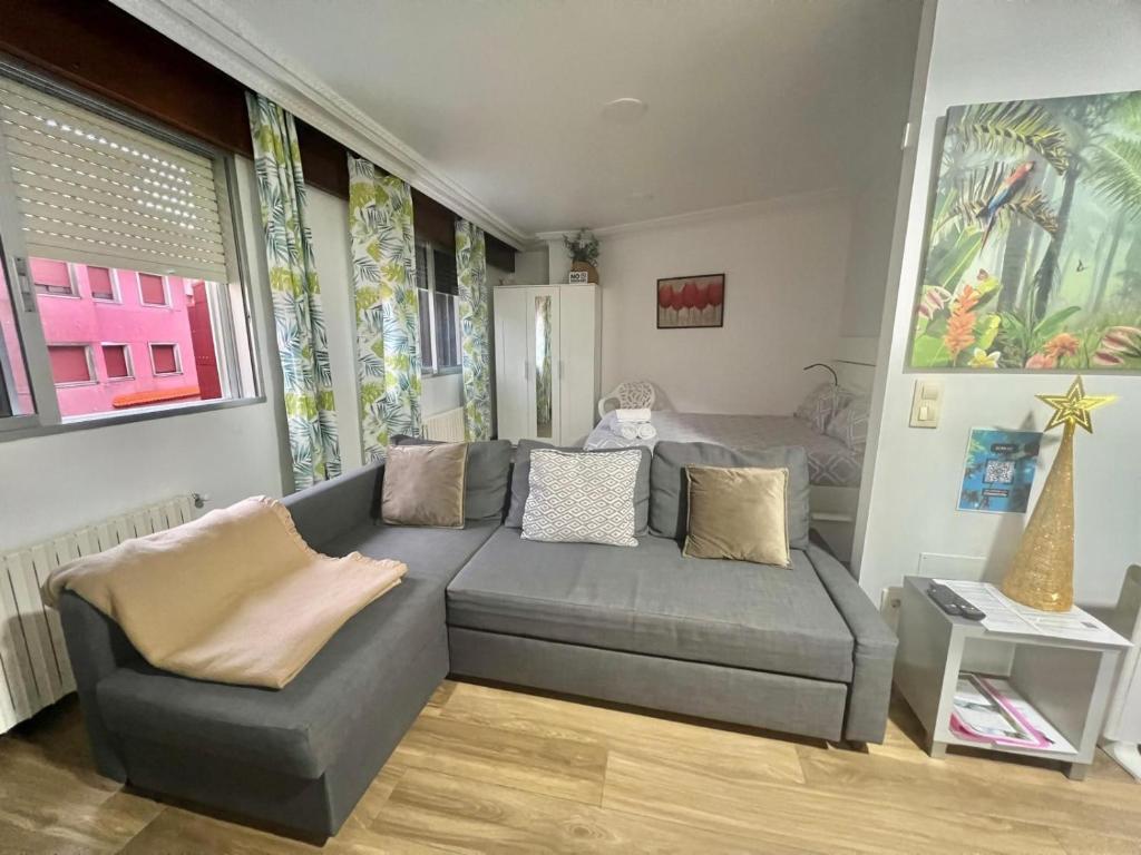 Posedenie v ubytovaní Apartamento céntrico cerca de la playa