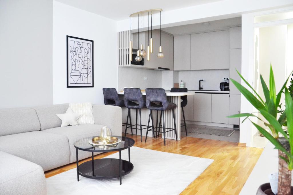 Η κουζίνα ή μικρή κουζίνα στο Cozy Sheep Apartment