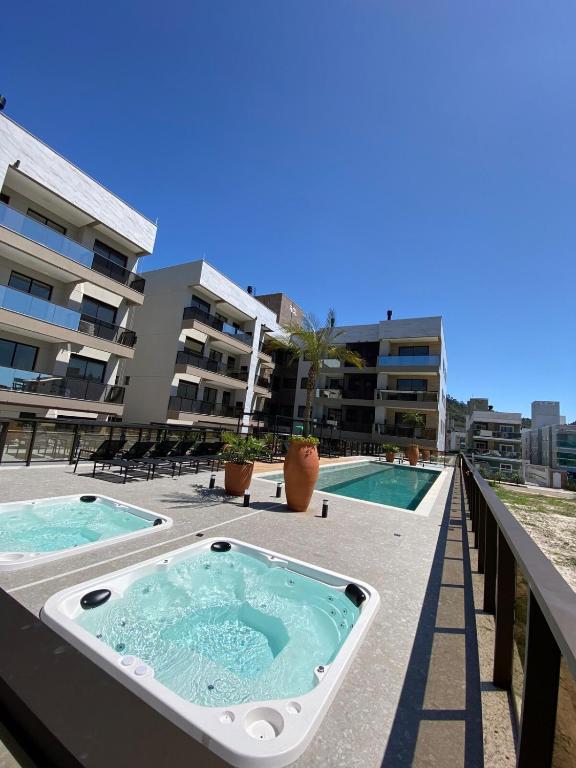 Gallery image of Apartamento Oasis do Atlantico HomeClub Palmas com Jacuzzi e Piscina in Governador Celso Ramos