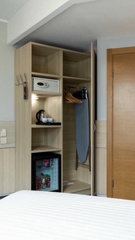 Kuchyň nebo kuchyňský kout v ubytování Wellton Riga Hotel & SPA