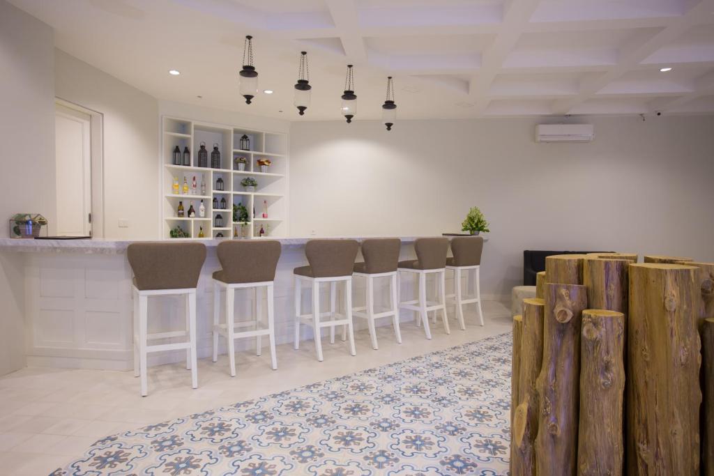 Posezení v ubytování Amalfi Hotel Seminyak