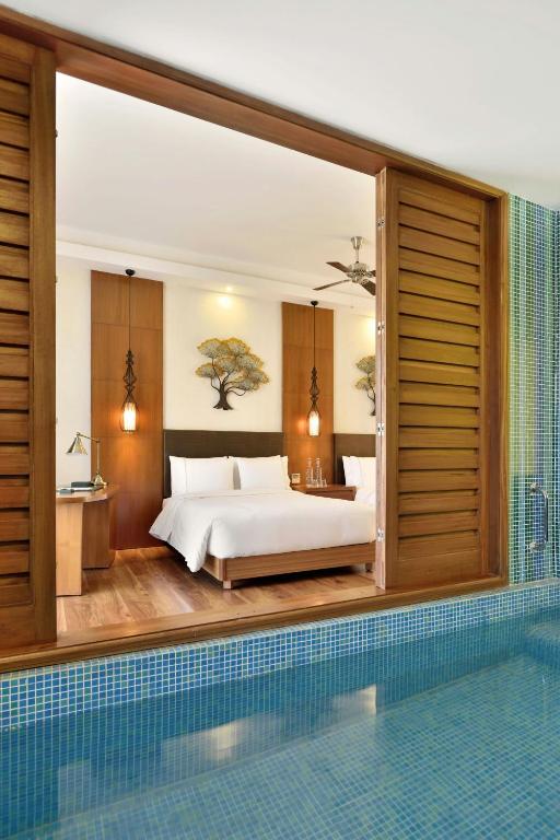 Bazén v ubytování The Westin Pushkar Resort & Spa nebo v jeho okolí