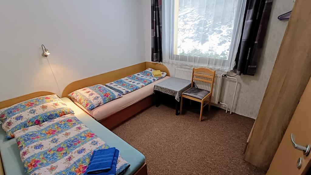 Postel nebo postele na pokoji v ubytování Pension 444 - Ski Resort Herlikovice and Bubakov