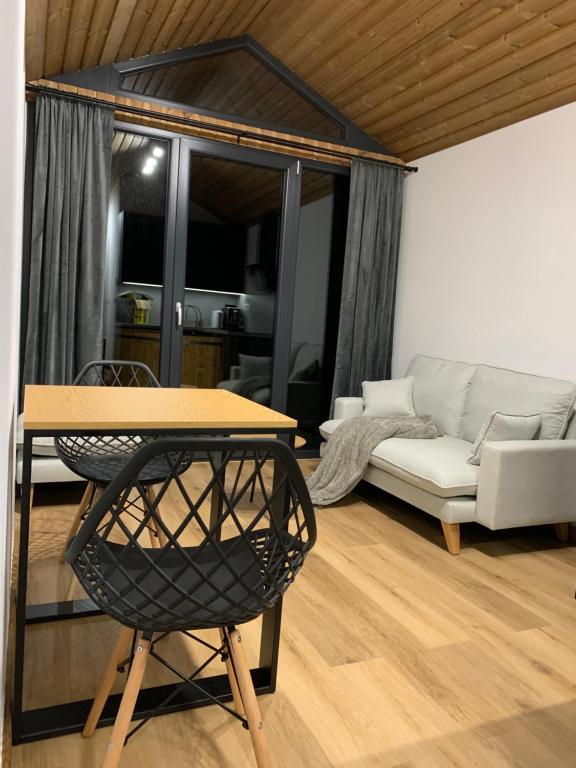 Area soggiorno di Tiny House Krkonose