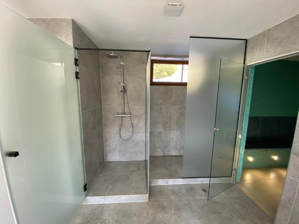 Koupelna v ubytování Krkonošský apartmán Bratrouchov