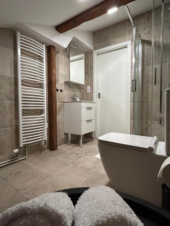 Koupelna v ubytování DORMIDARE Apartments Mladá Boleslav