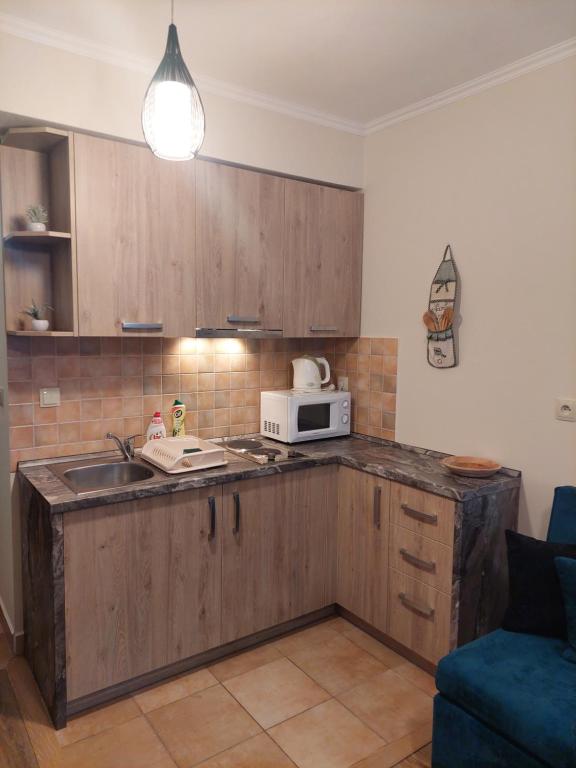 A kitchen or kitchenette at Apartments 17 - 23 AD Kamzík