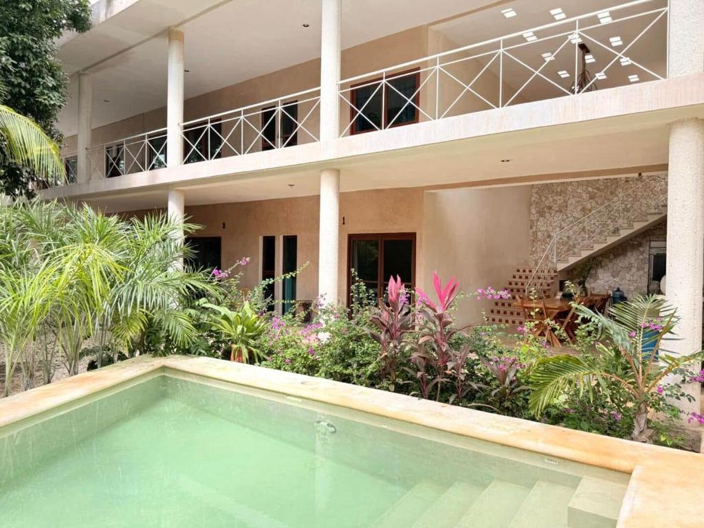 Zahrada ubytování Kuun Beek, hotel y centro holistico