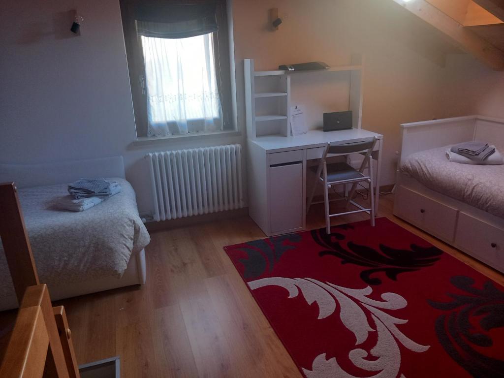 Postel nebo postele na pokoji v ubytování Casa AgriBon