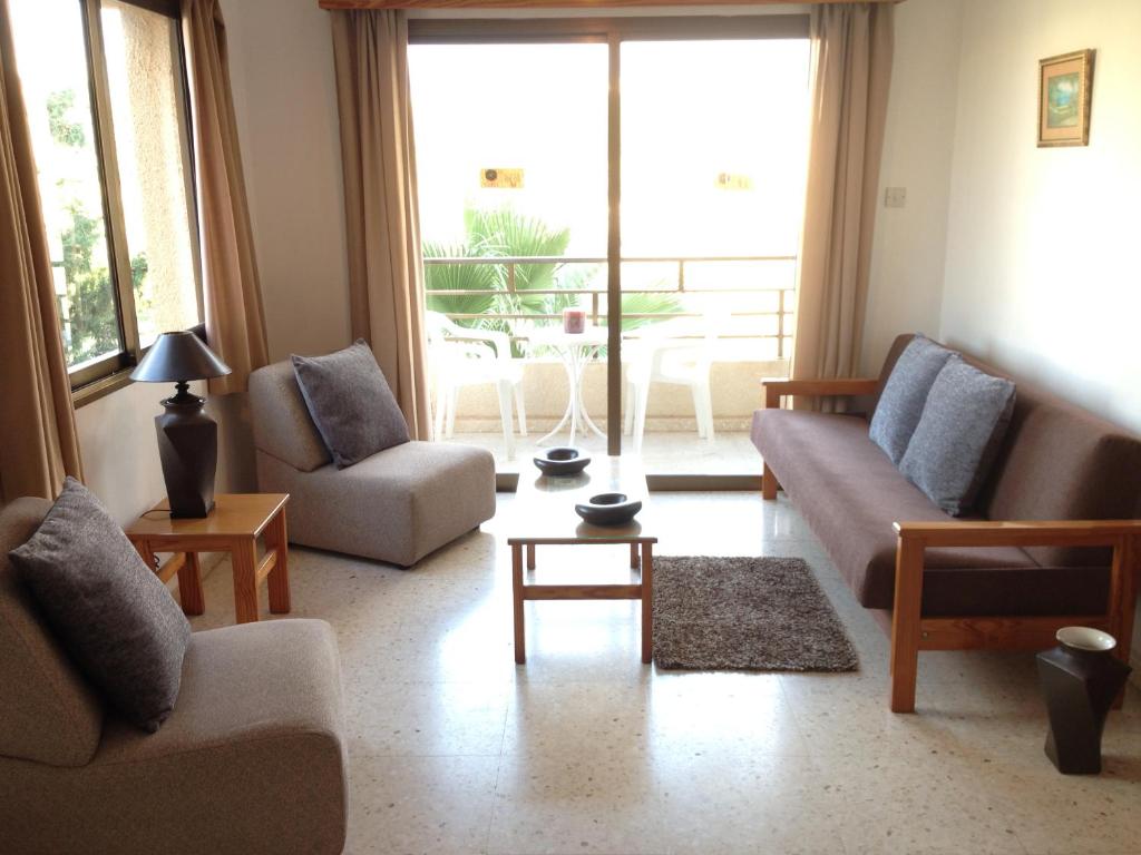 Posezení v ubytování Panklitos Tourist Apartments