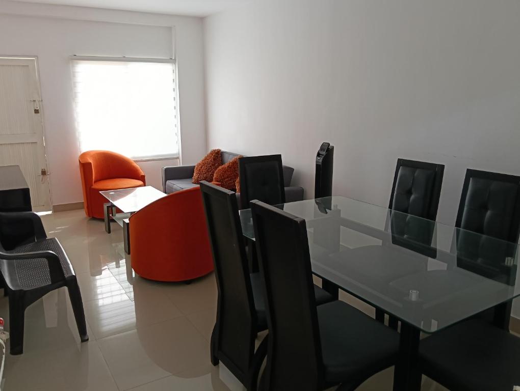 Posezení v ubytování Apartamento mariana