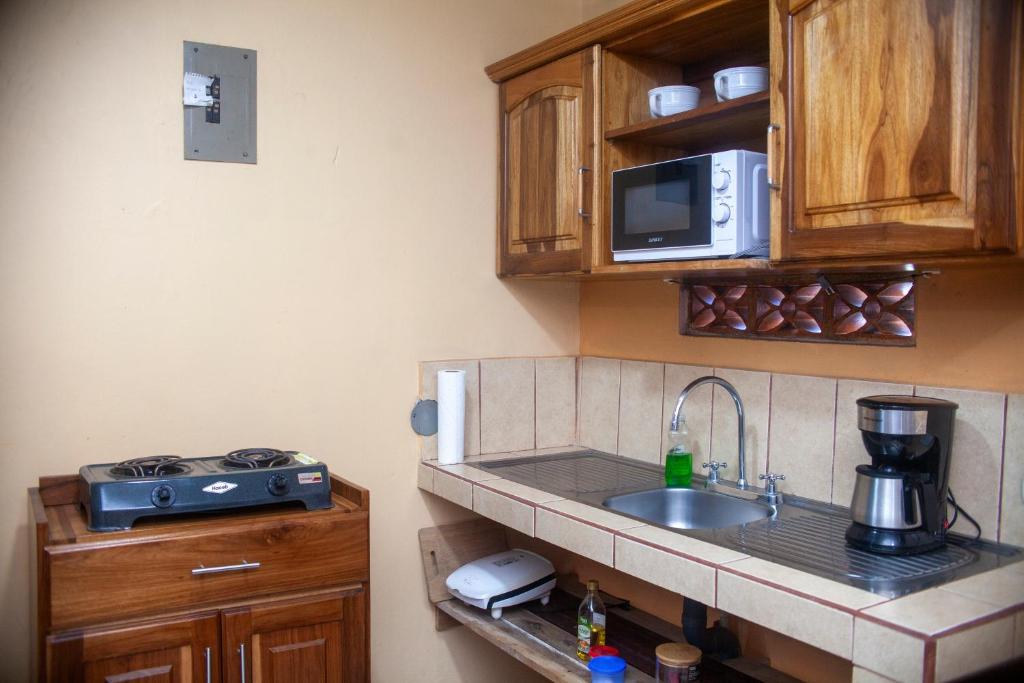 Kuchyň nebo kuchyňský kout v ubytování Apartamento Daly #1