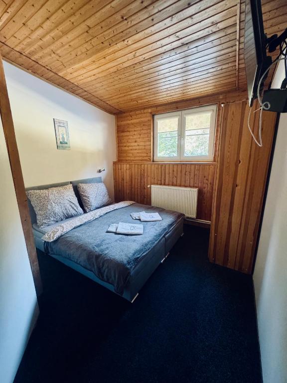 Postel nebo postele na pokoji v ubytování Penzion Berany