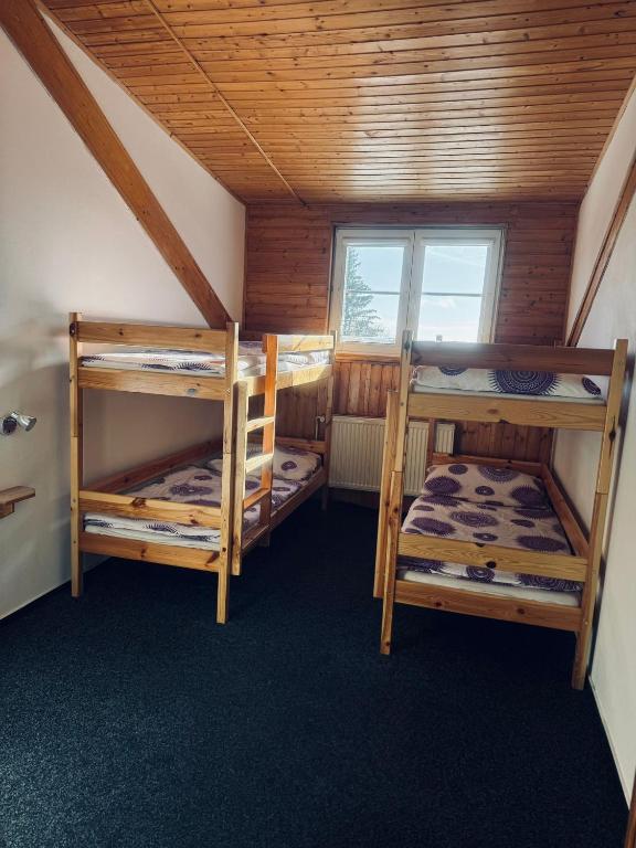 Postel nebo postele na pokoji v ubytování Penzion Berany