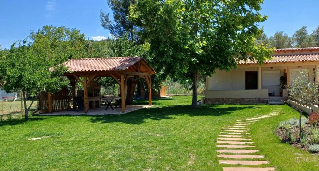 Zahrada ubytování Berry House Nikiti