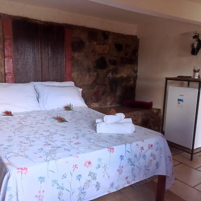 Postel nebo postele na pokoji v ubytování Casa do Geninho - até 16 pessoas