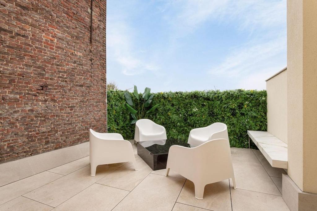 Area soggiorno di Luxe Stay in Heart of Mechelen