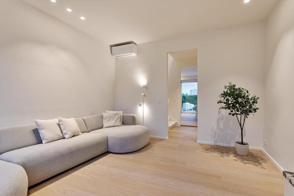 Area soggiorno di Luxe Stay in Heart of Mechelen