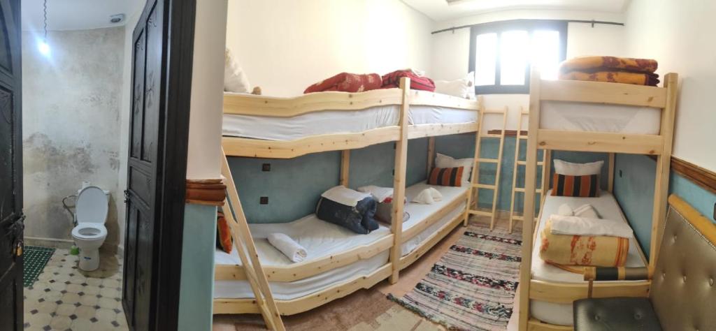 Postel nebo postele na pokoji v ubytování Riad Bab Imlil