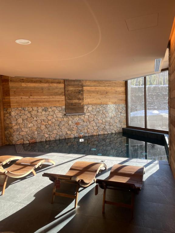 Istumisnurk majutusasutuses Sabbionaccio Apartments & Spa