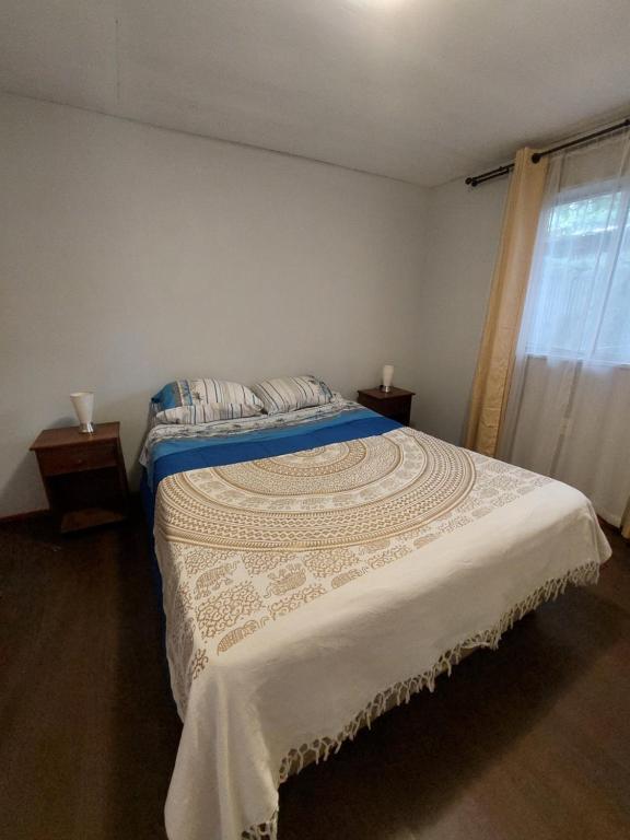 Postel nebo postele na pokoji v ubytování Hostal Nahuel Ray