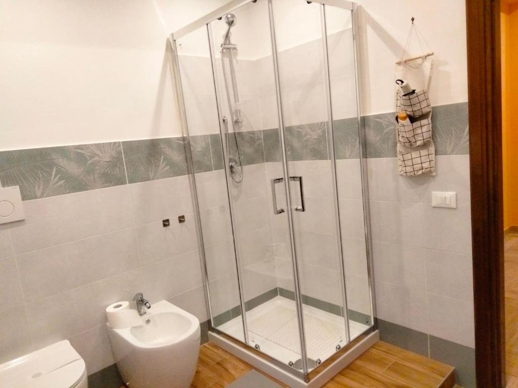 Koupelna v ubytování Casa di Anna