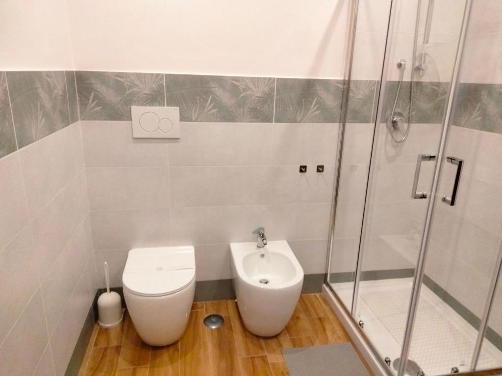 Koupelna v ubytování Casa di Anna