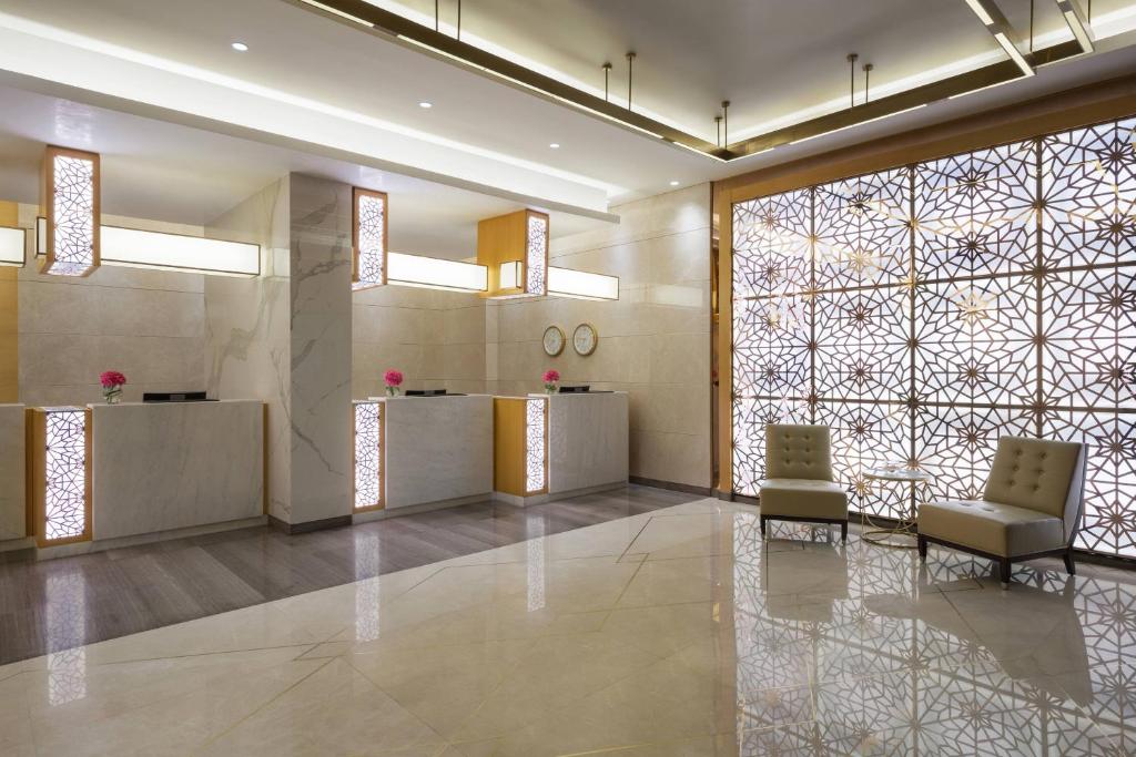 Vstupní hala nebo recepce v ubytování Sheraton Makkah Jabal Al Kaaba Hotel
