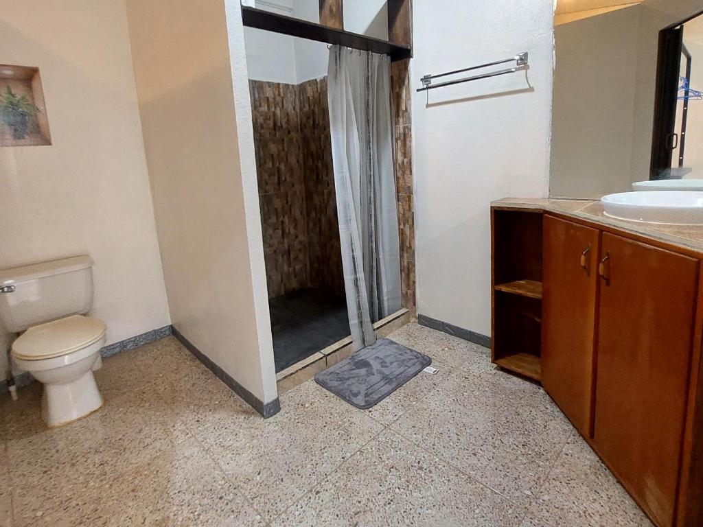 Koupelna v ubytování B&B Il Padrino