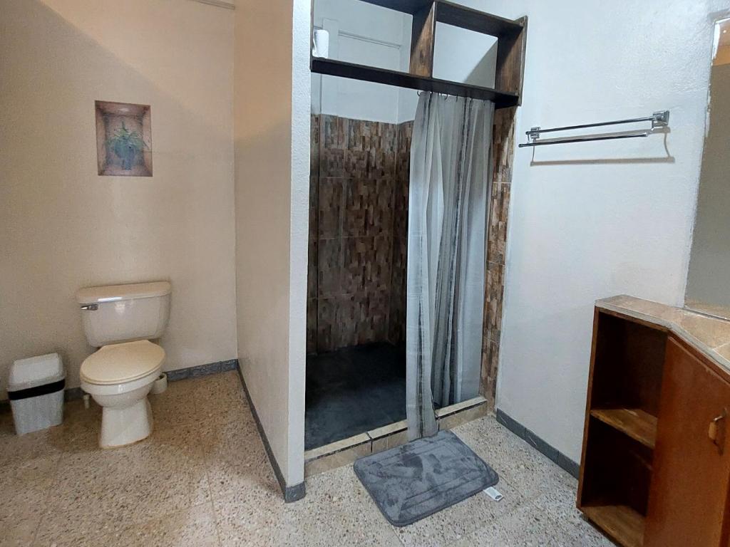Koupelna v ubytování B&B Il Padrino
