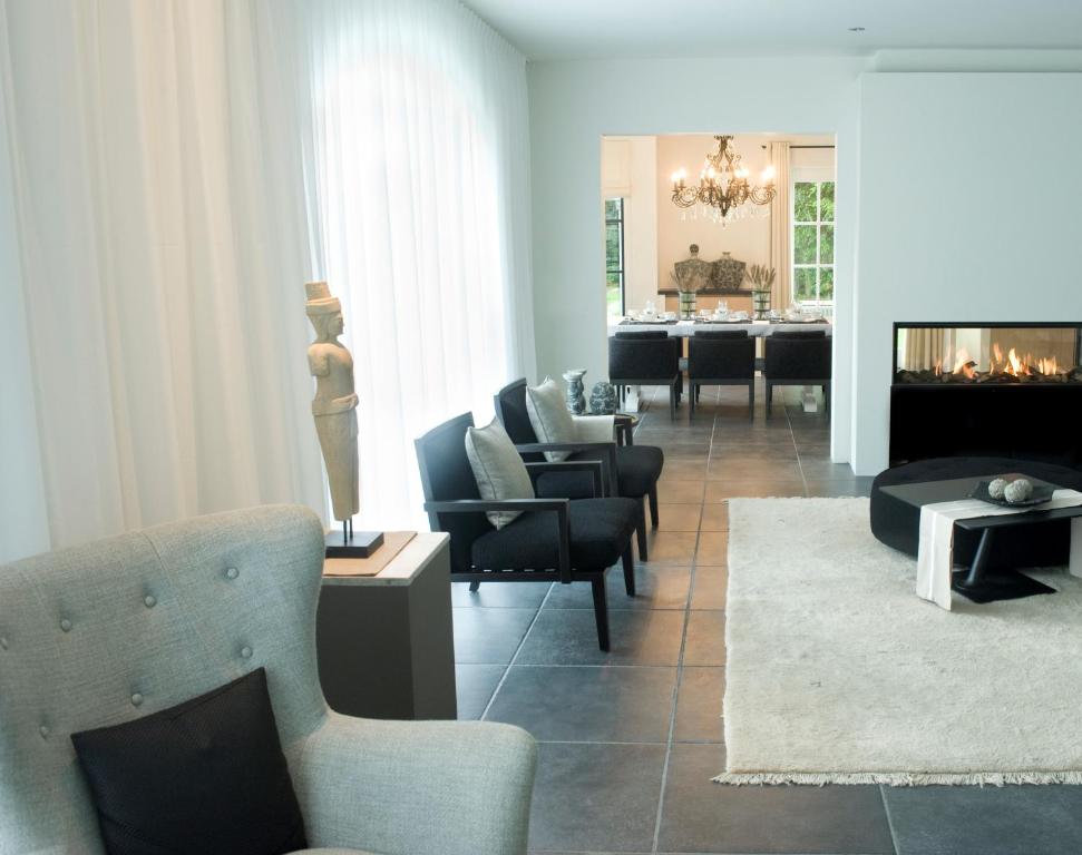 Posezení v ubytování B&B Interludium