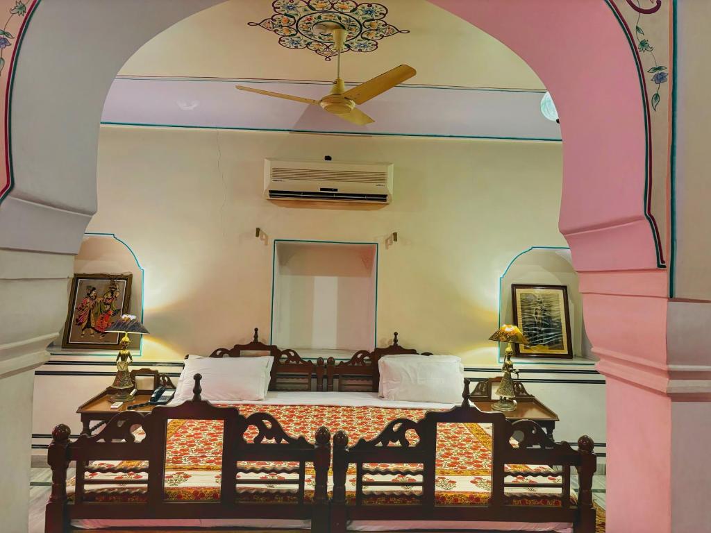 Posezení v ubytování Saba Haveli
