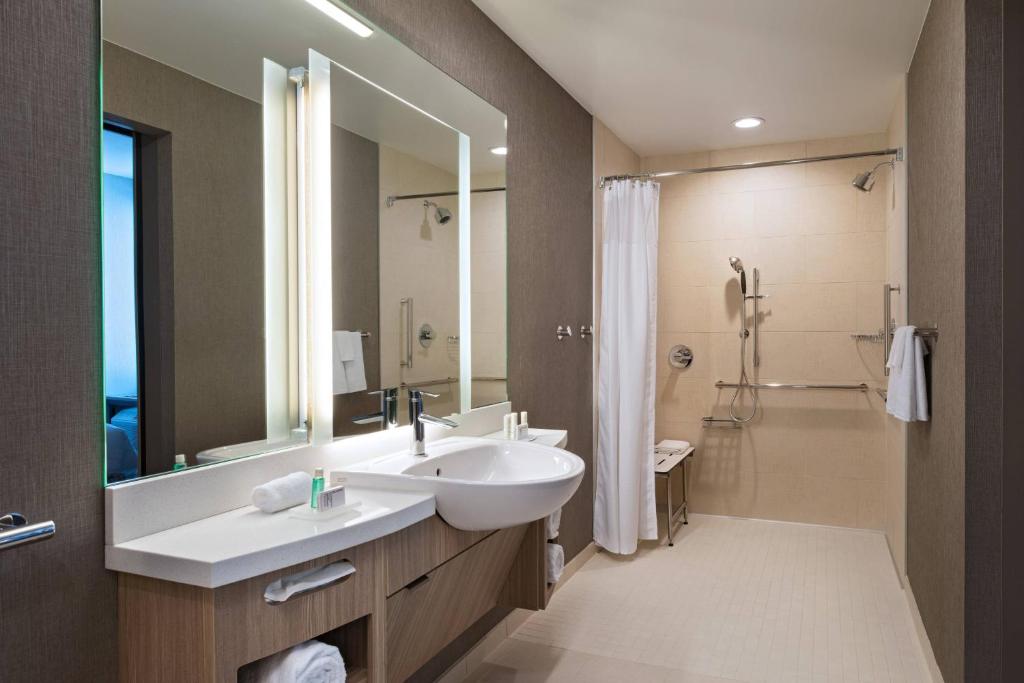 Koupelna v ubytování SpringHill Suites by Marriott Dallas Richardson/University Area