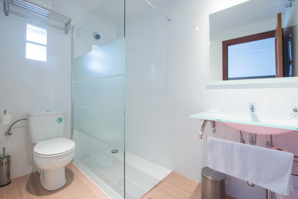 Koupelna v ubytování Hostal Sol
