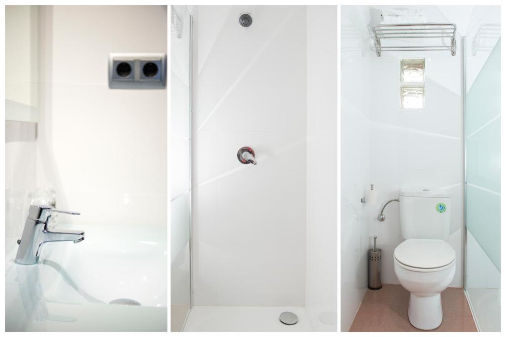 Koupelna v ubytování Hostal Sol
