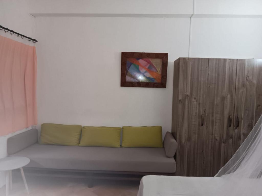 Posezení v ubytování Studio Le Palmiste