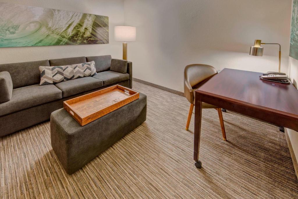 Posezení v ubytování SpringHill Suites by Marriott Naples