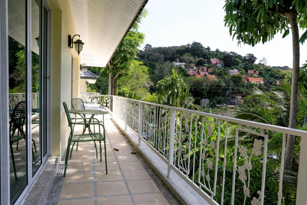 Balkón nebo terasa v ubytování Naka Resort