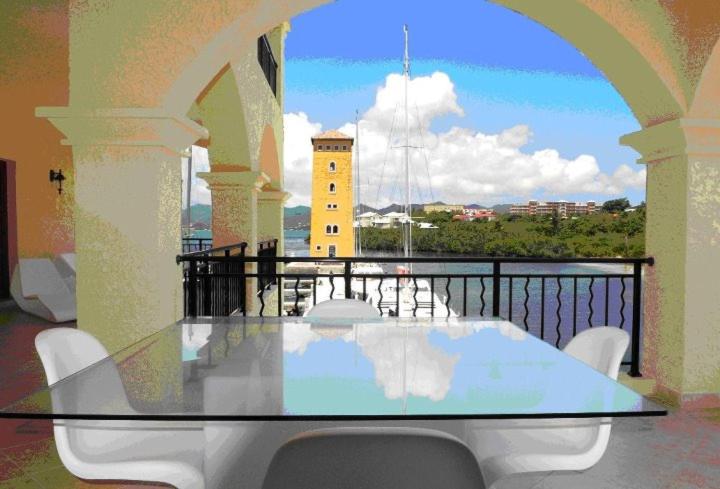 Balkón nebo terasa v ubytování Luxury Marina & Sea View Condo at Porto Cupecoy St Maarten