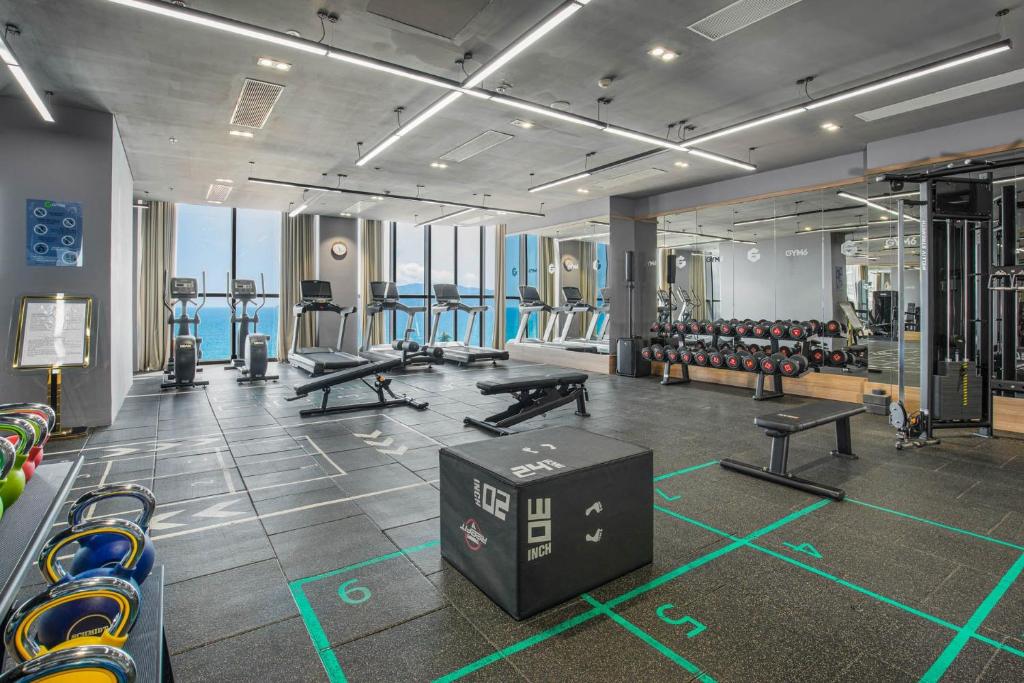 Fitness centrum a/nebo fitness zařízení v ubytování Panorama Beach Pearl Nha Trang Residences
