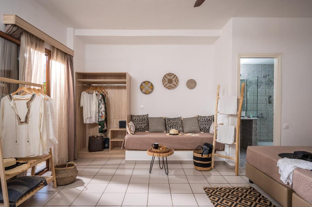 Posezení v ubytování Cretan Seaside Boutique Hotel - Adults Only